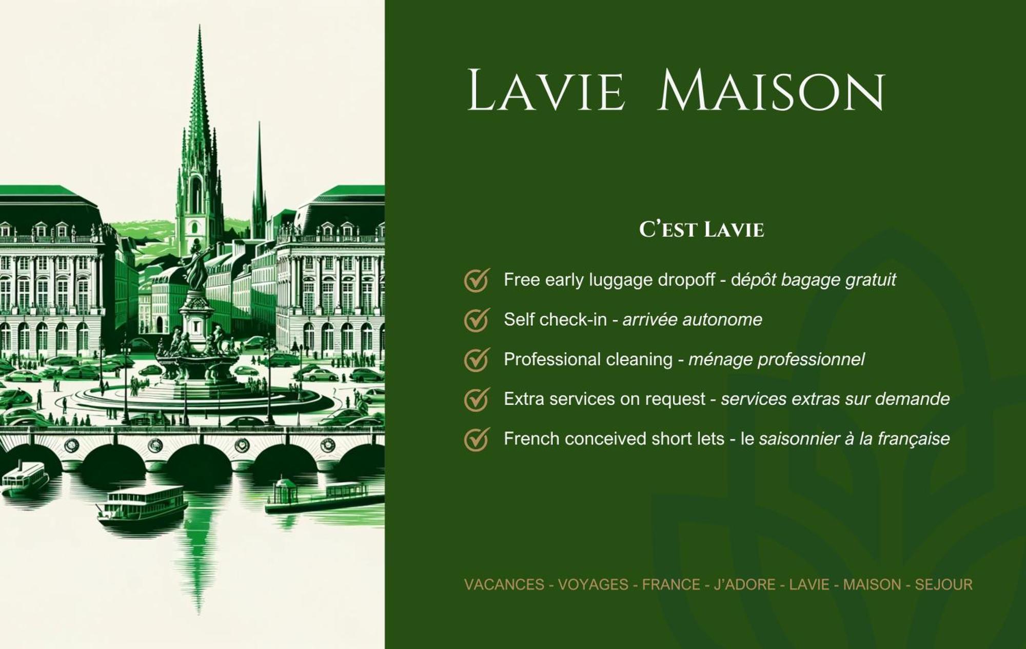 Lavie Maison Large Comfy Flat 보르도 외부 사진